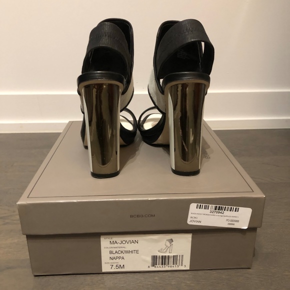 BCBG Maxazria Jovian Colour Block Heels - US 7.5 - Picture 5 of 6